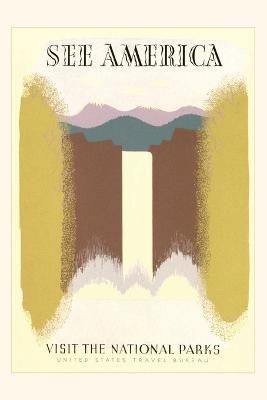 Vintage Journal See America National Parks Poster By Found Image Press