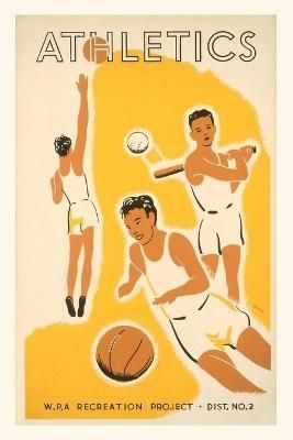 Vintage Journal WPA Athletics Poster By Found Image Press (Paperback)