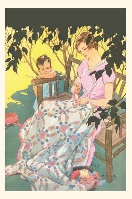 Vintage Journal Woman Mending Blanket By Found Image Press (Paperback)