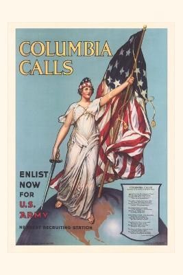 Vintage Journal Columbia Calls, Recruitment By Found Image Press