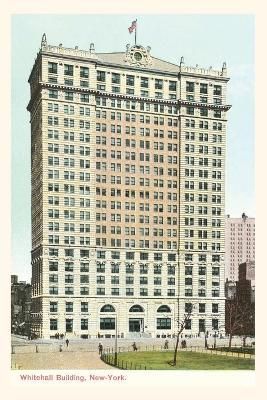 Vintage Journal Whitehall Building, New York City By Found Image Press