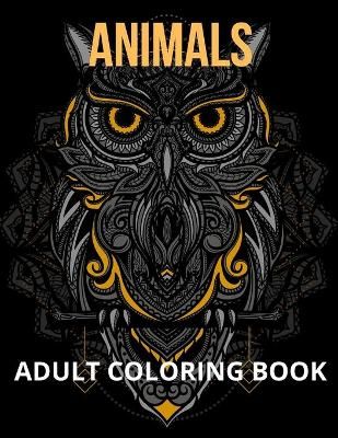 Animals Adult Coloring Book By Crawford 9781678064167 (Paperback)