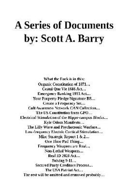 Series of Documents By Scott Barry 9781678111519 (Paperback)