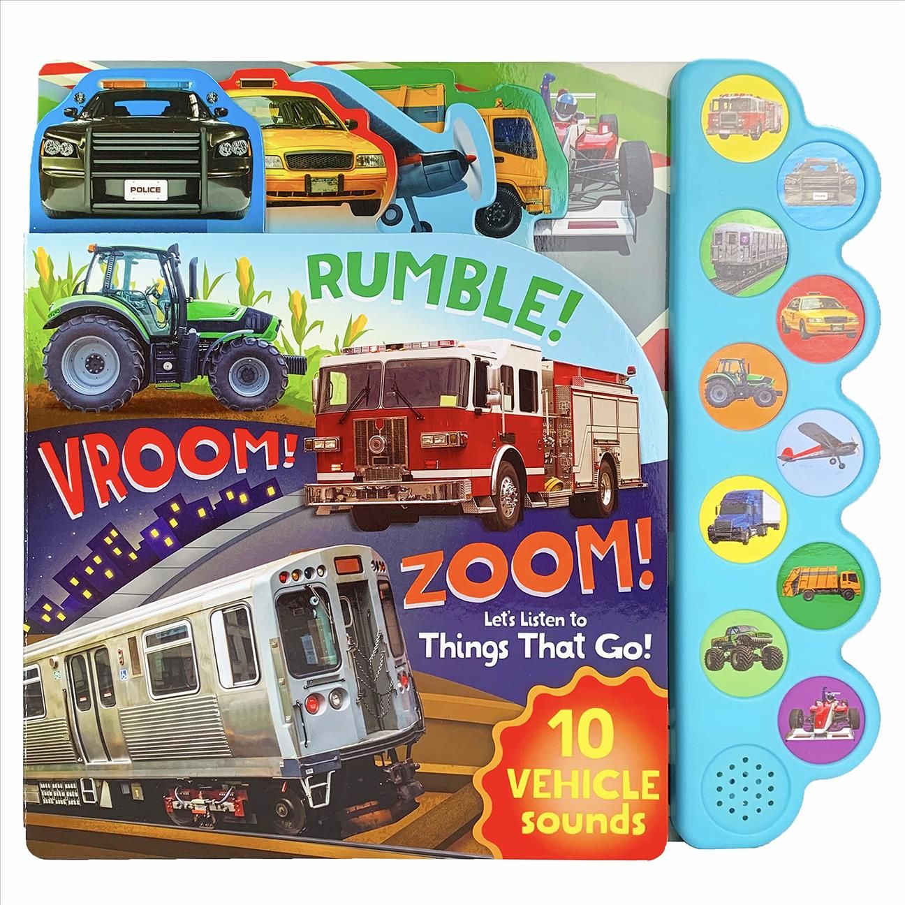Rumble! Vroom! Zoom! 9781680526813 (Board book)