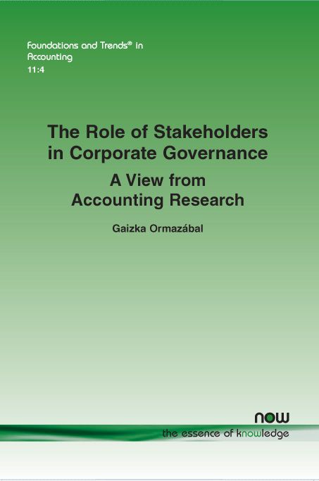 The Role of Stakeholders in Corporate Governance By Gaizka Ormazábal