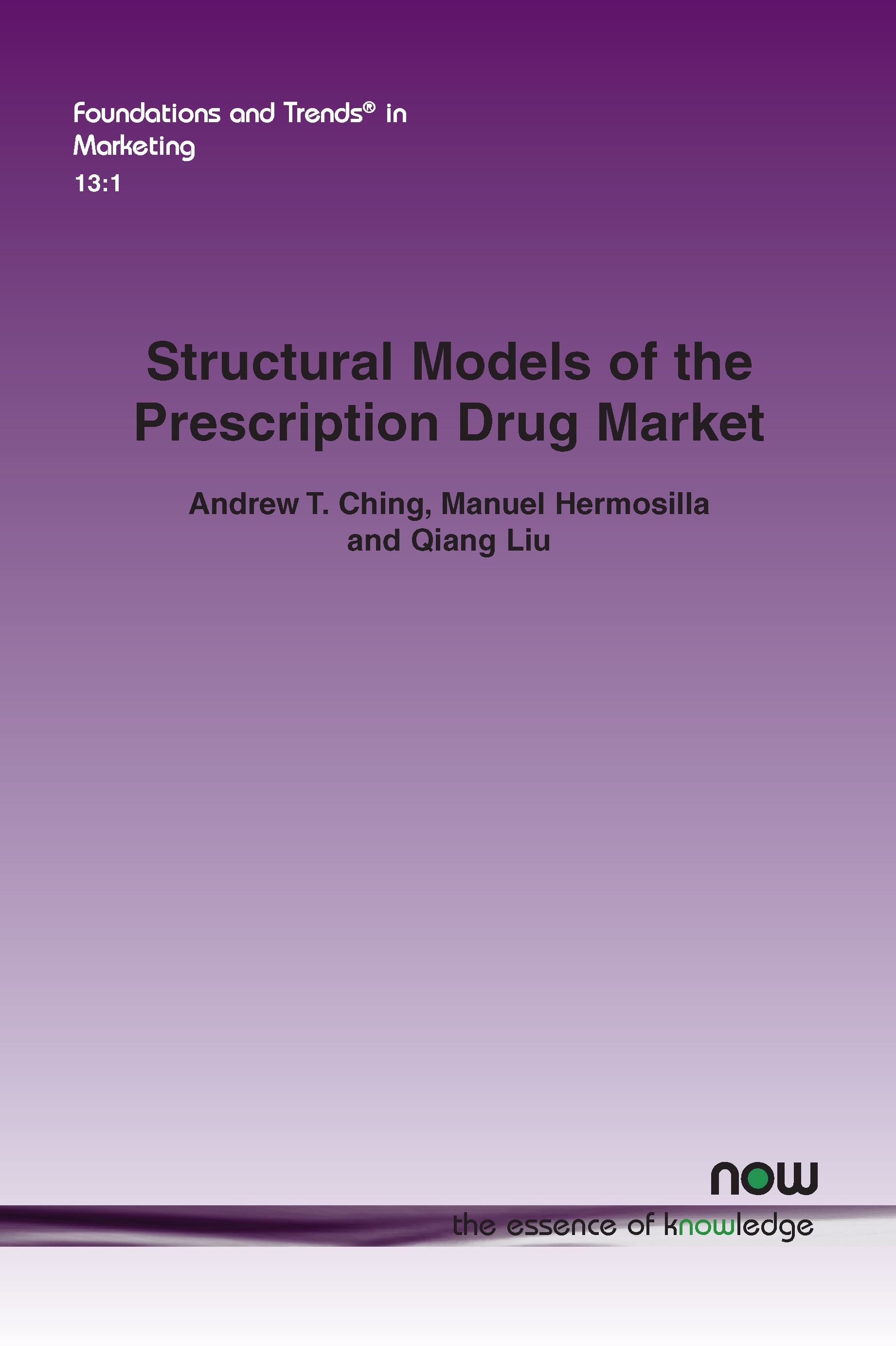 Structural Models of the Prescription Drug Market By Andrew T. Ching