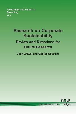 Research on Corporate Sustainability By Jody Grewal 9781680837186