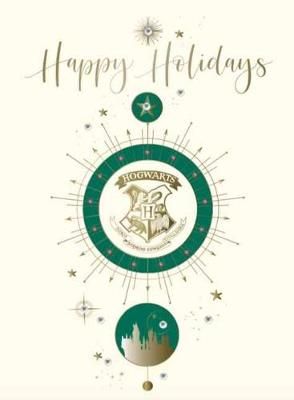 Harry Potter: Hogwarts Crest Holiday Embellished Card 9781682986301