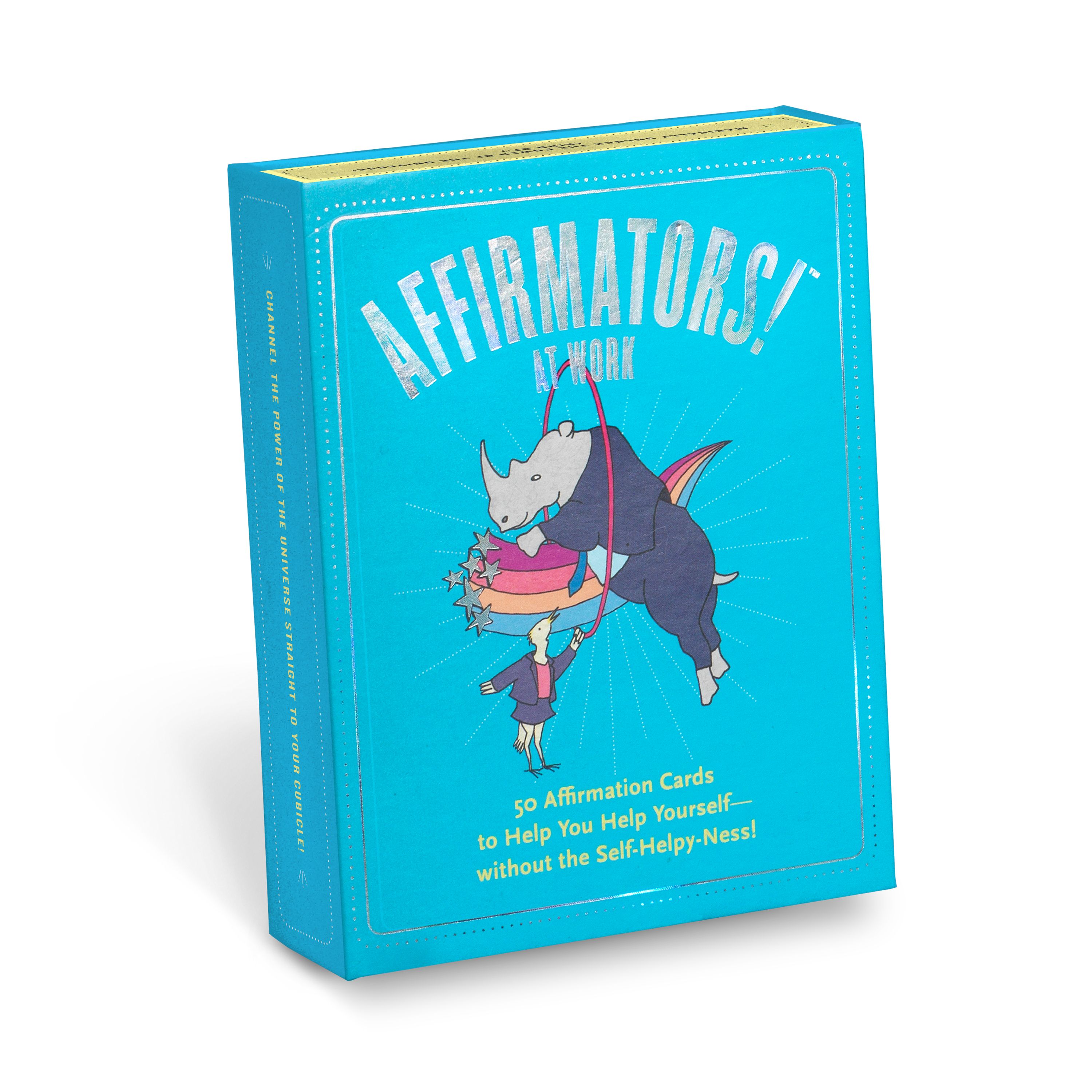 Knock Knock Affirmators! at Work: 50 Affirmation Cards to Help You Help Yourself??without the Self-Helpy-Ness!