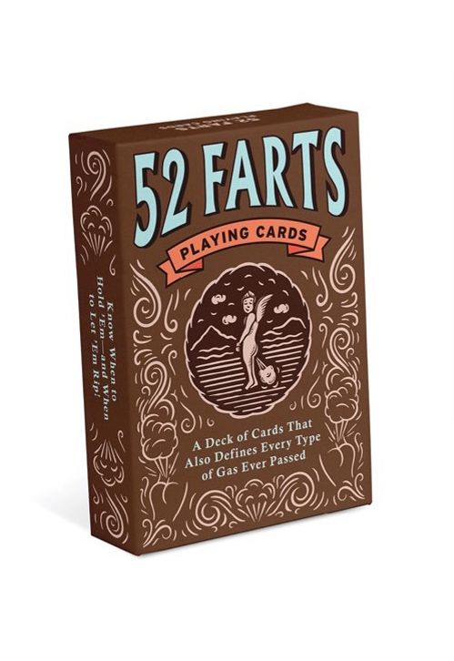Knock Knock 52 Farts Playing Cards Deck By Knock Knock 9781683492474