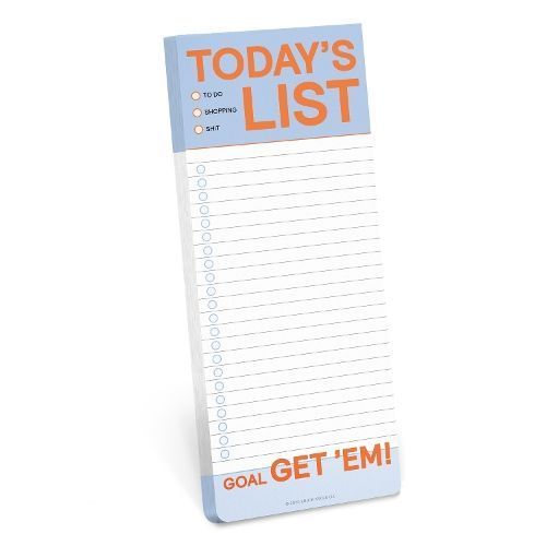 Knock Knock Today's List Make-a-List Pads By Knock Knock 9781683493068