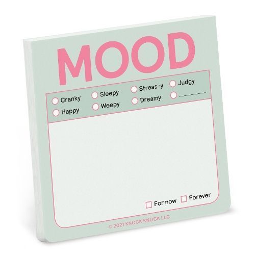 Knock Knock Mood Sticky Note (Pastel Version) By Knock Knock