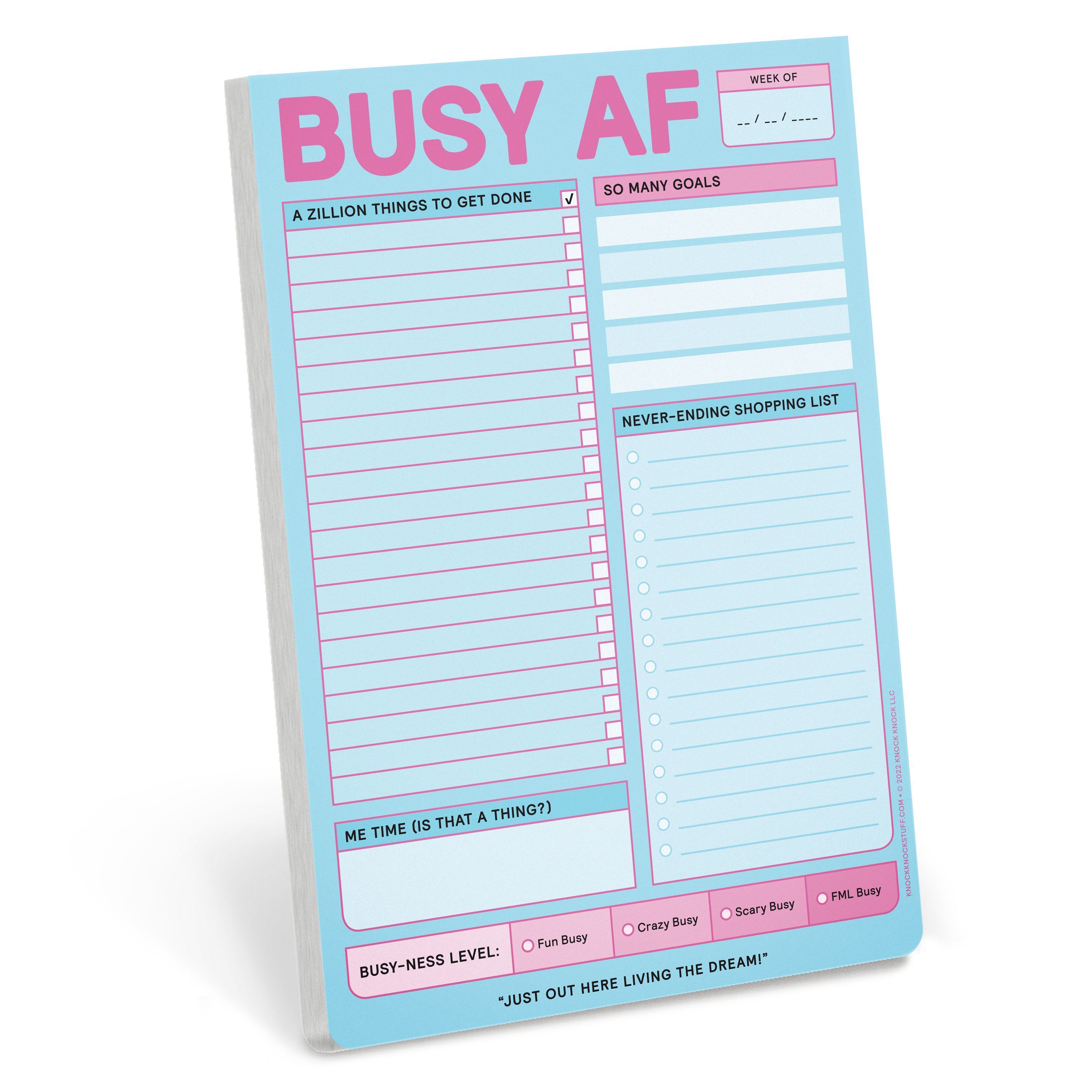 Knock Knock Busy AF Pad By Knock Knock 9781683493839