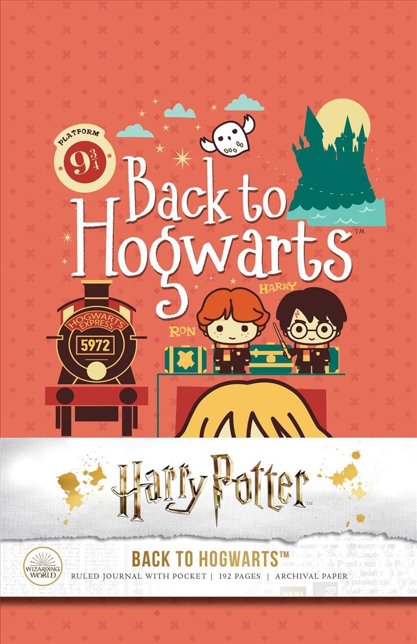 Harry Potter: Back to Hogwarts Hardcover Ruled Journal 9781683838913