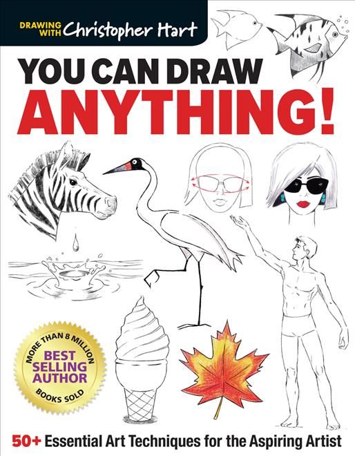 You Can Draw Anything! By Christopher Hart 9781684620074 (Book)