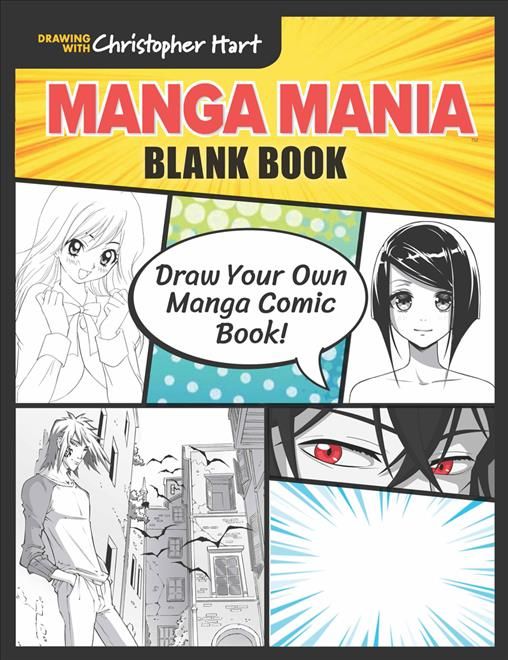 Manga Mania Blank Book By Christopher Hart 9781684620197 (Paperback)