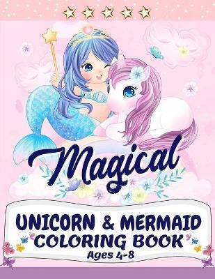 Unicorn and Mermaid Coloring Book By Dorny 9781685010058 (Paperback)