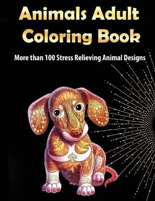 Animals Adult Coloring Book By Lora Dorny 9781685010065 (Paperback)