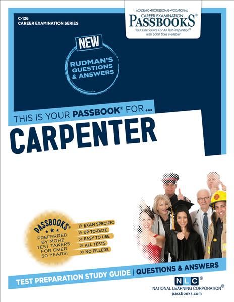 Carpenter By National Learning Corporation 9781731801265 (Paperback)