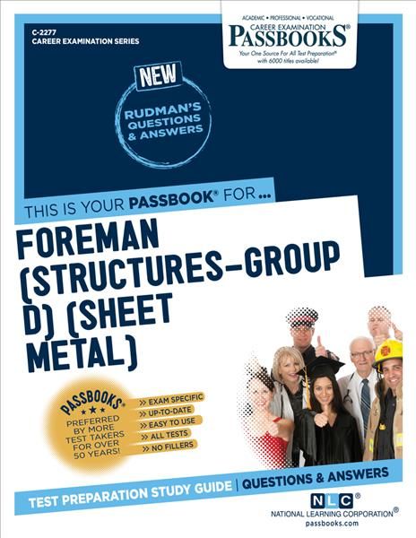 Foreman (Structures-Group D) (Sheet Metal) (C-2277) 9781731822772