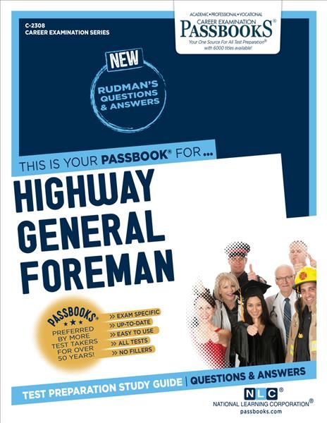 Highway General Foreman By National Learning Corporation 9781731823083