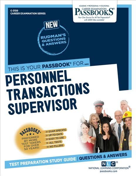 Personnel Transactions Supervisor (C-3150) 9781731831507 (Paperback)