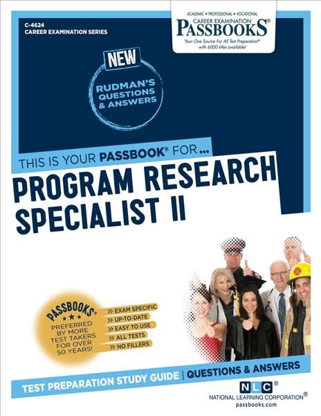 Program Research Specialist II (C-4624) 9781731846242 (Paperback)