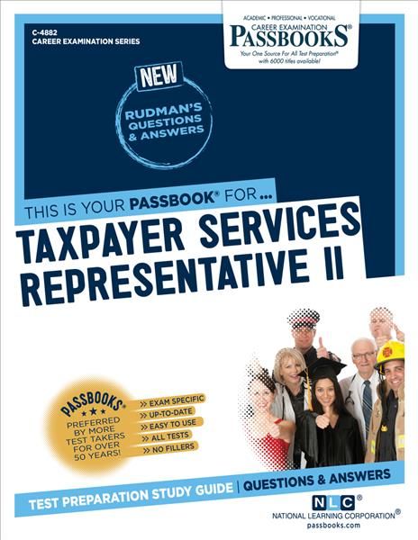 Taxpayer Services Representative II (C-4882) 9781731848826 (Paperback)