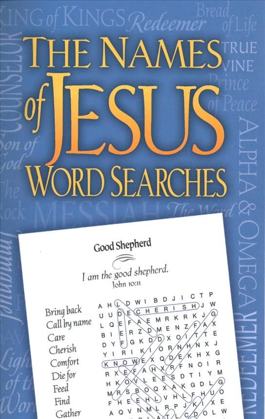The Names of Jesus Word Search By Product Concept Editors (editor)