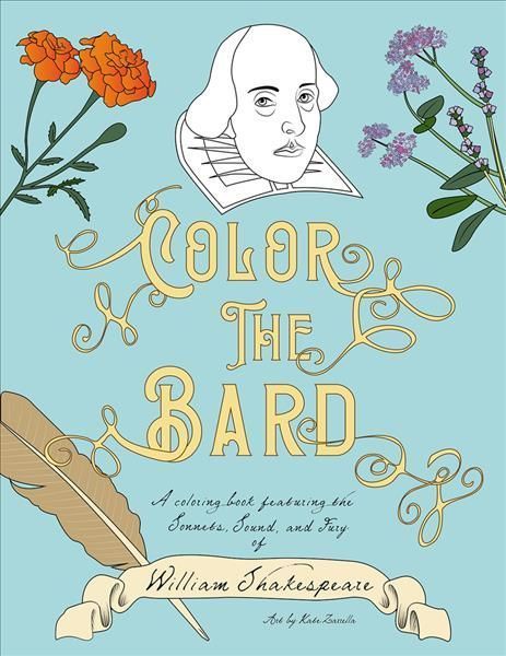 Color The Bard By Kate Zarrella 9781735484501 (Paperback)