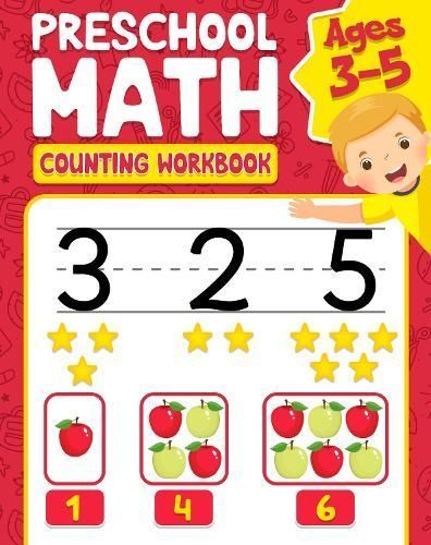 Preschool Math Counting for Ages 3-5 By Rr Publishing 9781739437794
