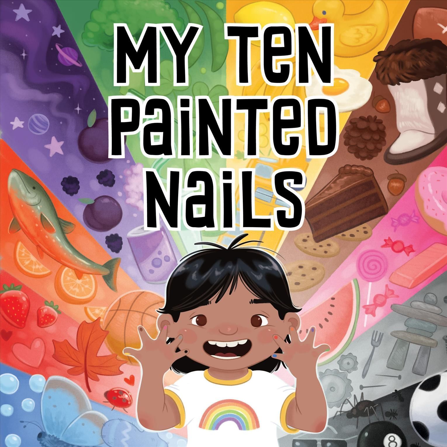 My Ten Painted Nails 9781774505465 (Board book)