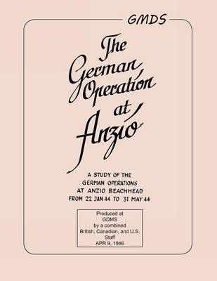 German Operation at Anzio By Military Intelligence Department