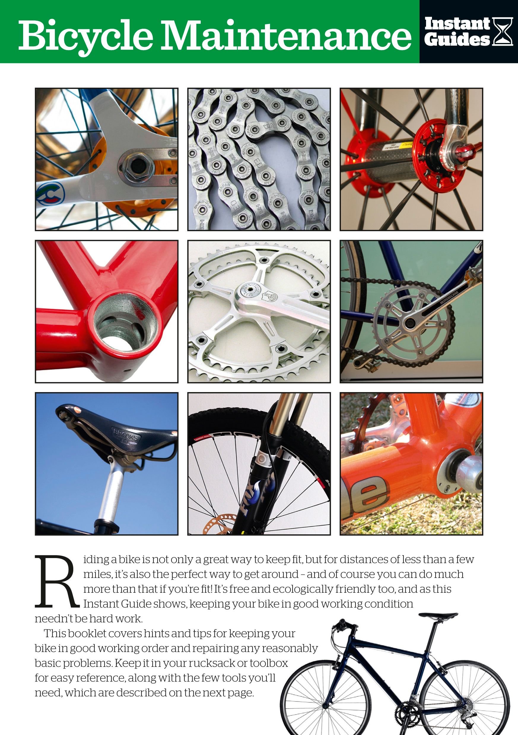 Bicycle Maintenance By Instant Guides 9781780500140 (Paperback)