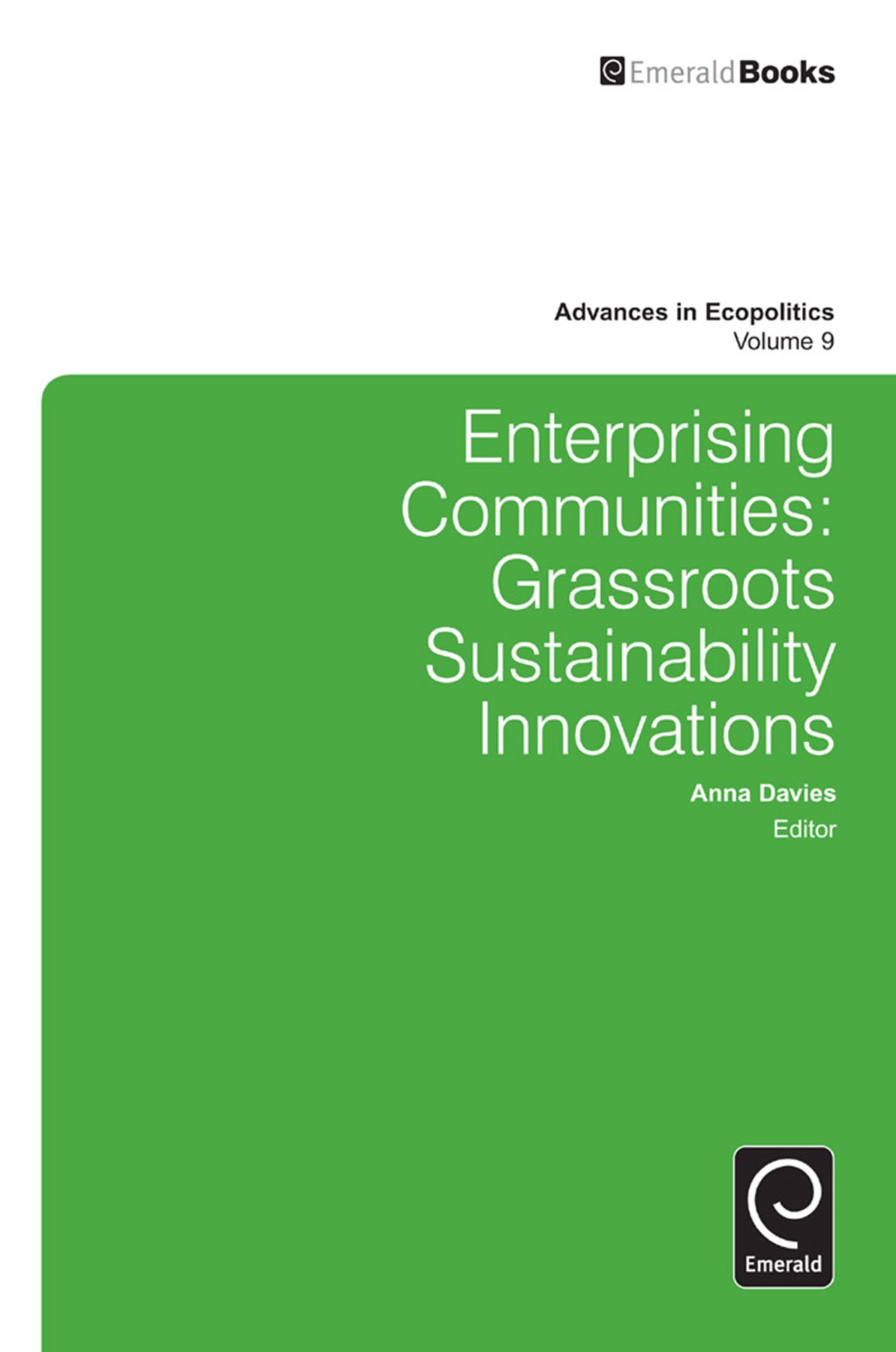 Enterprising Communities By Anna Davies 9781780524849 (Hardback)