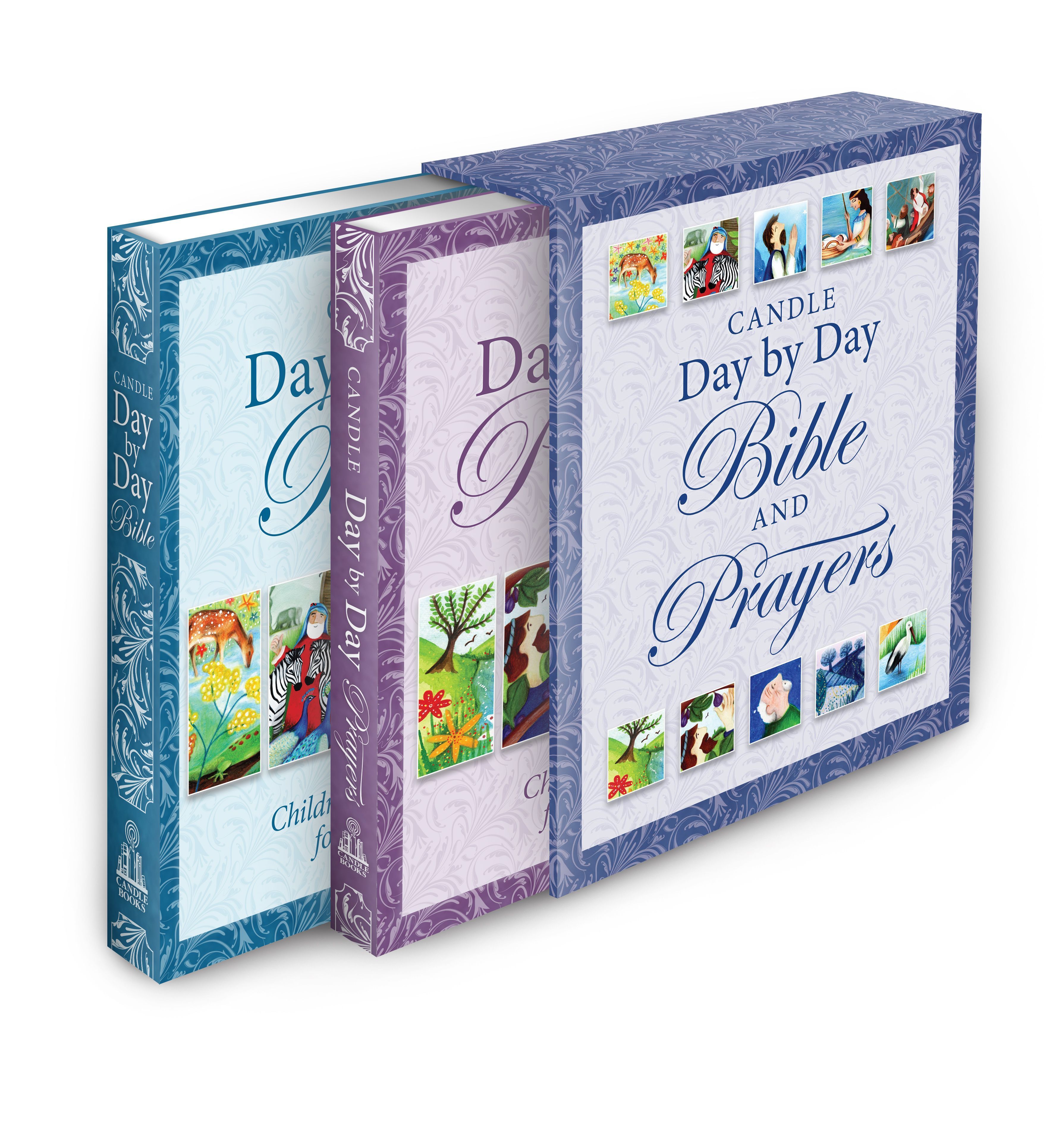 Candle Day by Day Bible and Prayers Gift Set By Juliet David