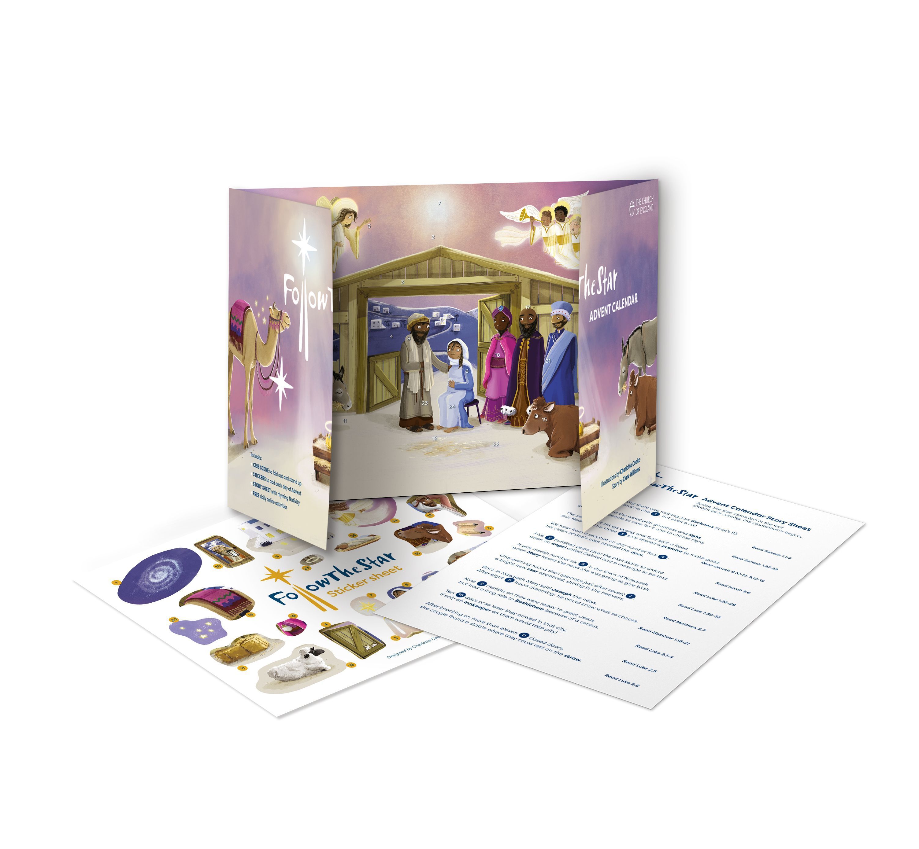 Follow the Star Advent Calendar By Clare Williams 9781781404430