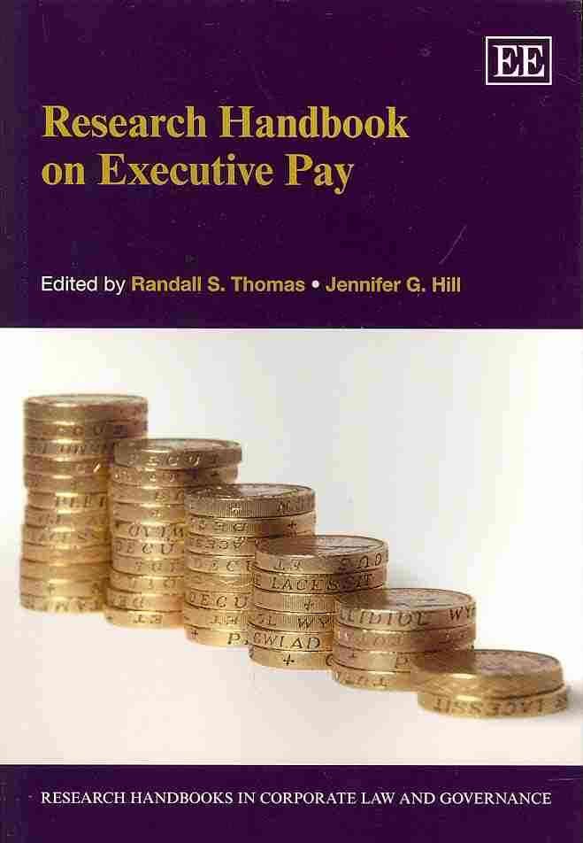Research Handbook on Executive Pay By Randall S. Thomas 9781781953334