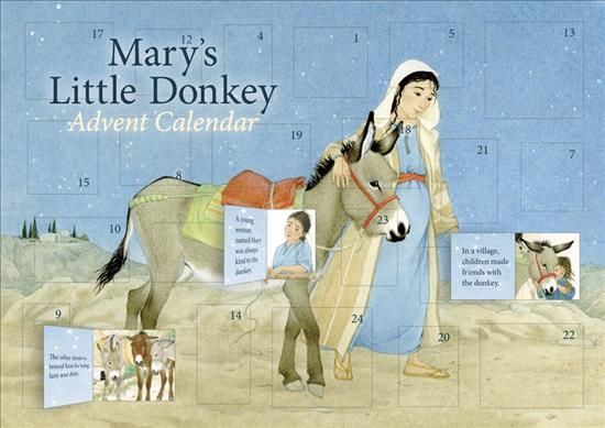 Mary's Little Donkey Advent Calendar By Gunhild Sehlin 9781782503279