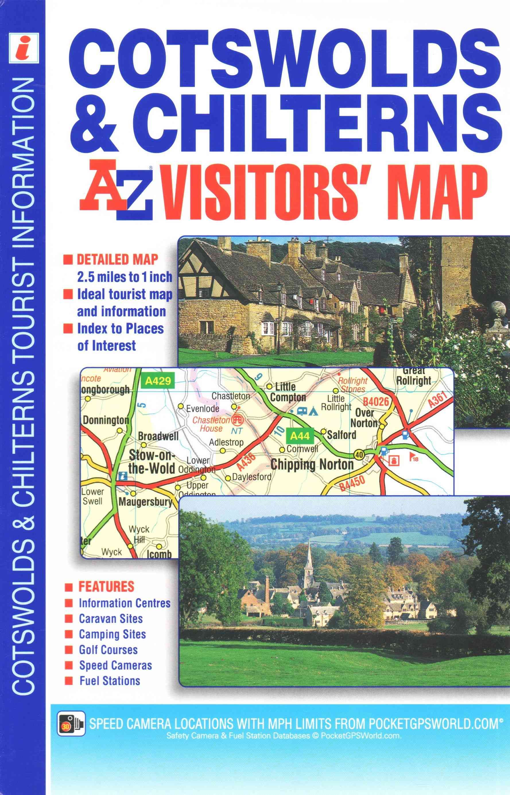 Cotswolds and Chilterns A-Z Visitors' Map By A-Z Maps 9781782570332