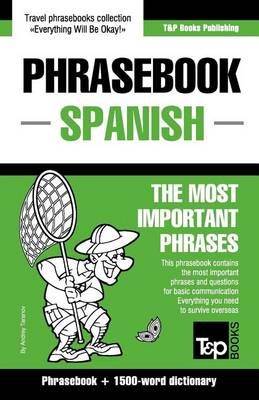 English-Spanish phrasebook and 1500-word dictionary By Taranov, Andrey