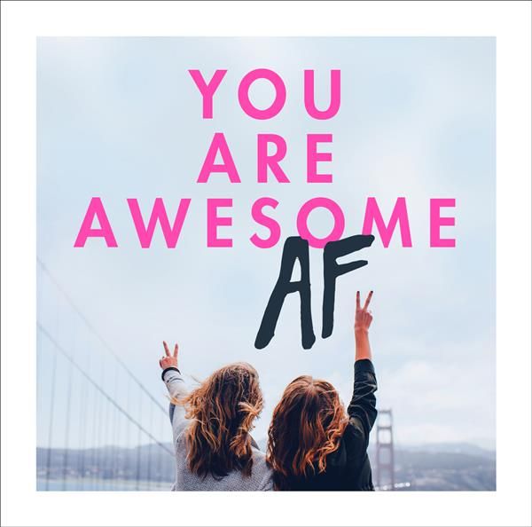 You Are Awesome AF By Pop Press 9781785036835 (Paperback)