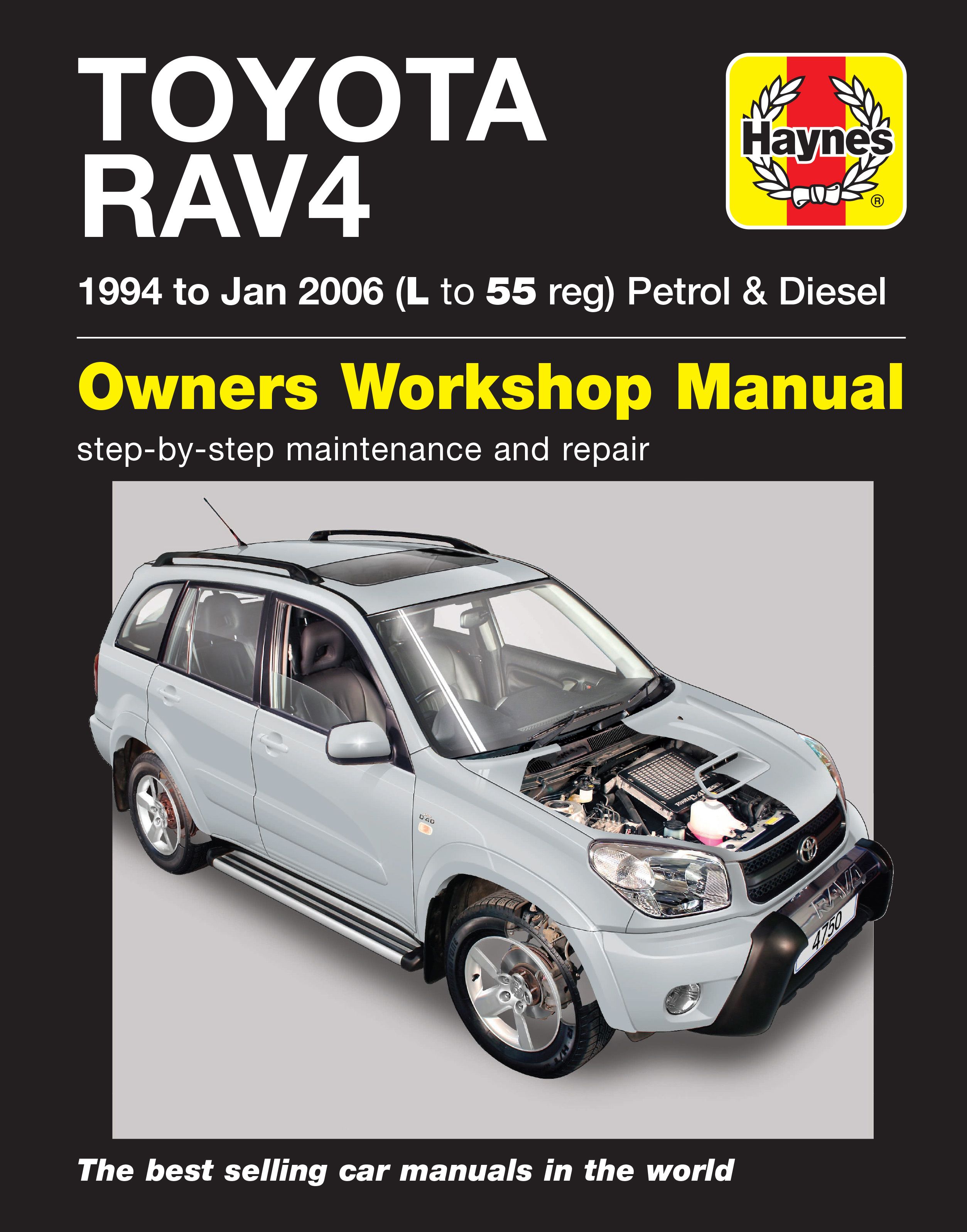 Toyota RAV4 Petrol & Diesel (94 - Jan 06) L to 55 By Haynes Publishing
