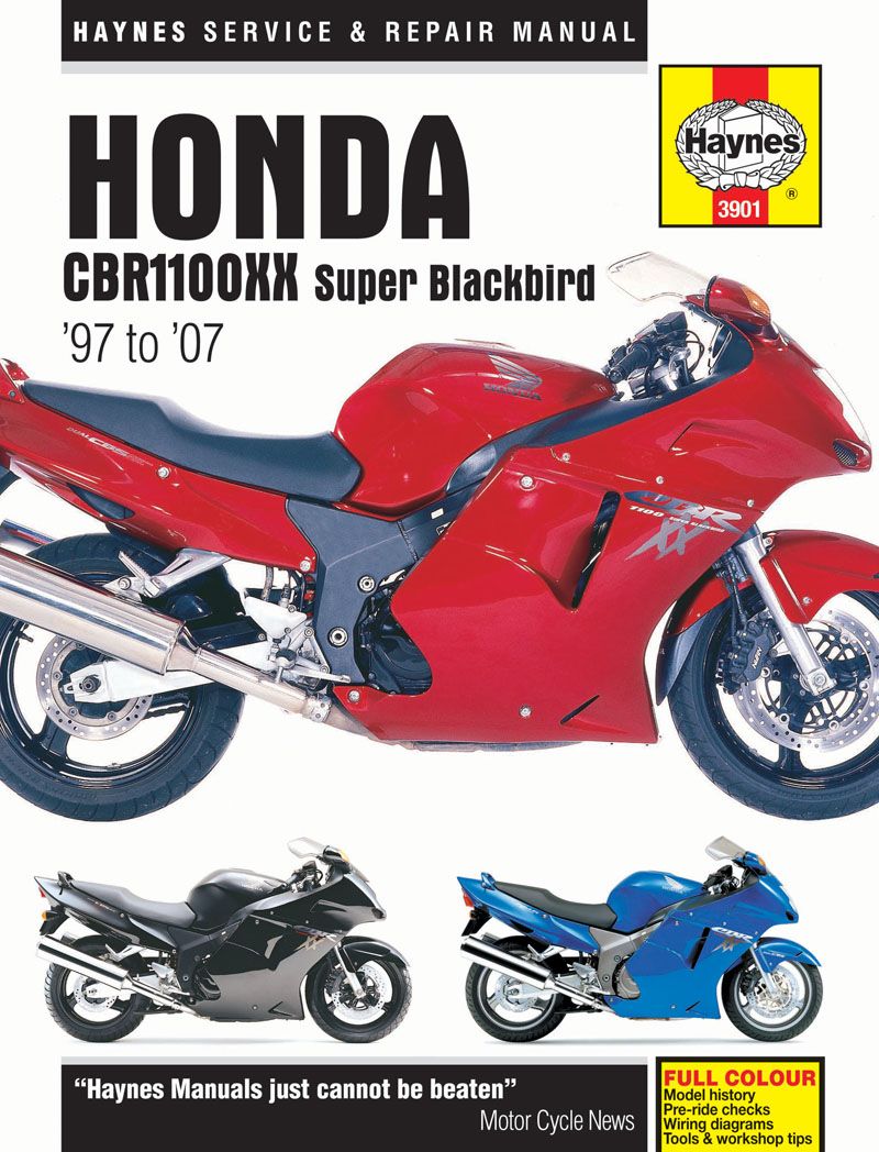 Honda CBR1100XX Super Blackbird (97-07) By Haynes Publishing