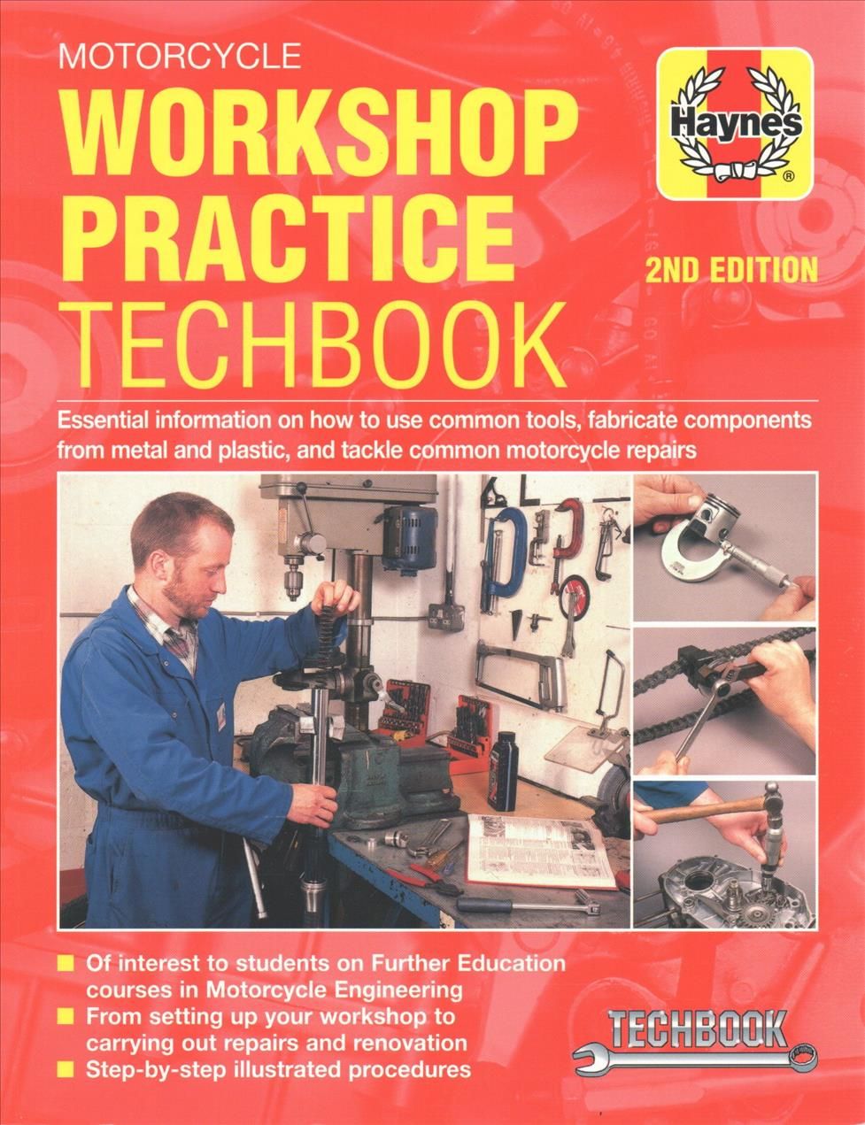 Motorcycle Workshop Practice Techbook By Haynes Publishing (Paperback)