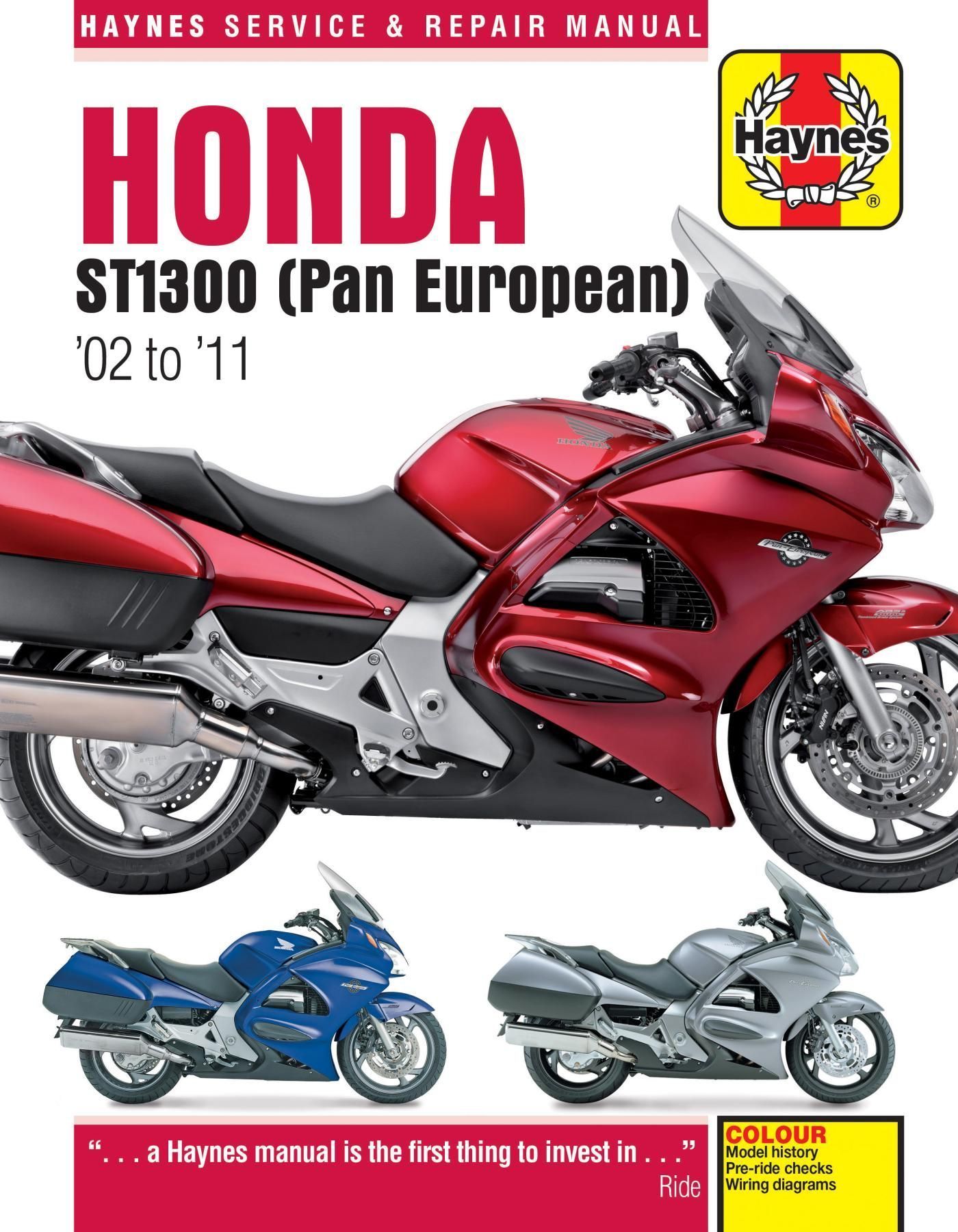 Honda ST1300 Pan European (02 - 11) By Haynes Publishing 9781785213960