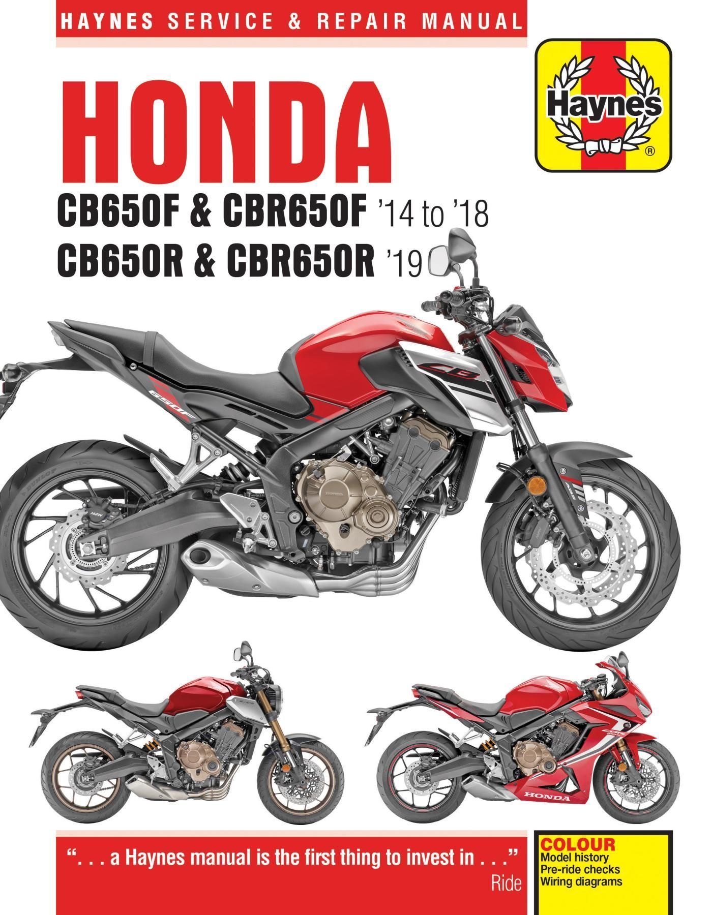 Honda CB650F & CBR650F, CB650R & CBR650R (14 - 19) By Matthew Coombs