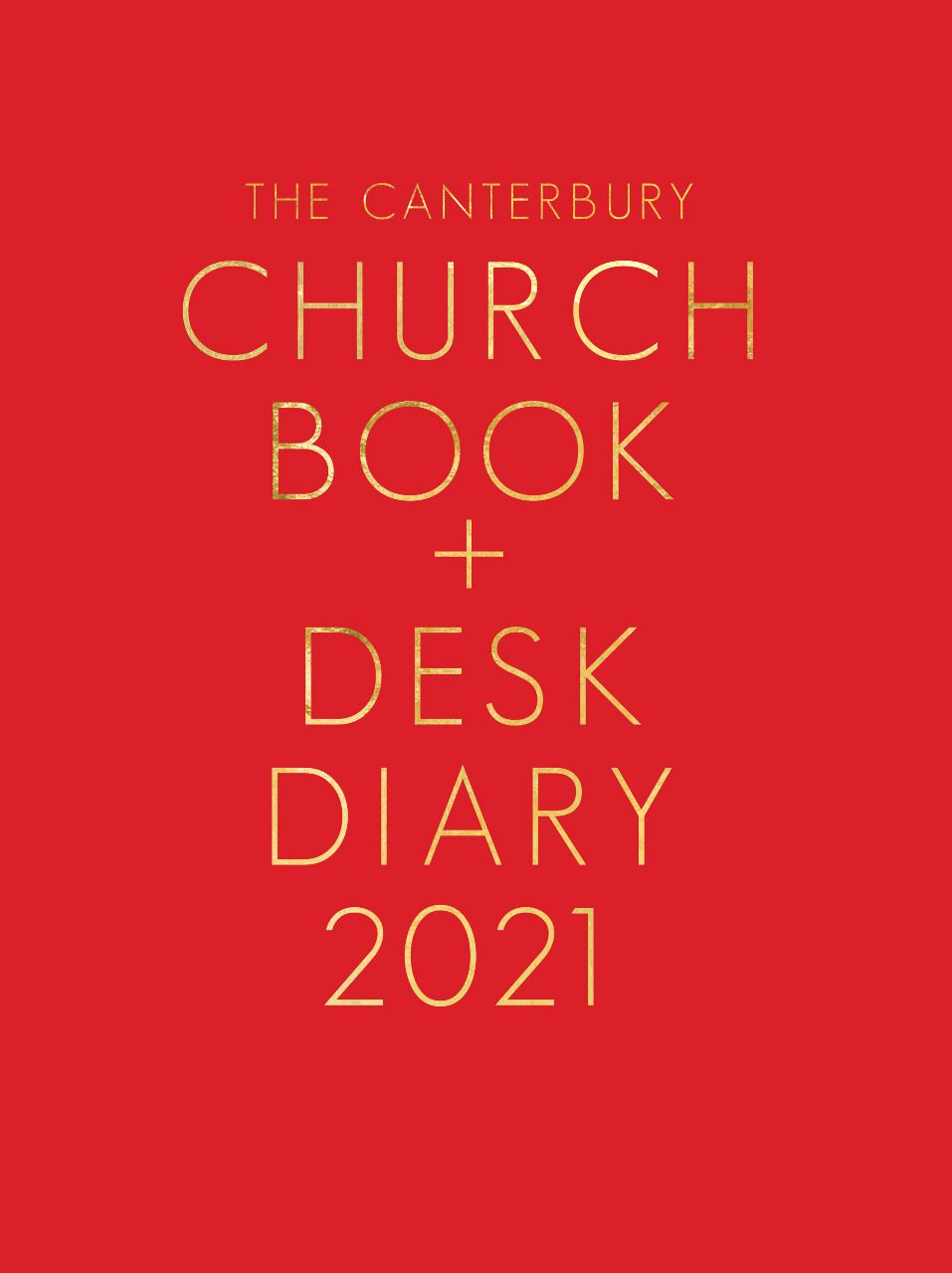 Canterbury Church Book & Desk Diary 2021 A5 Personal Organiser Edition