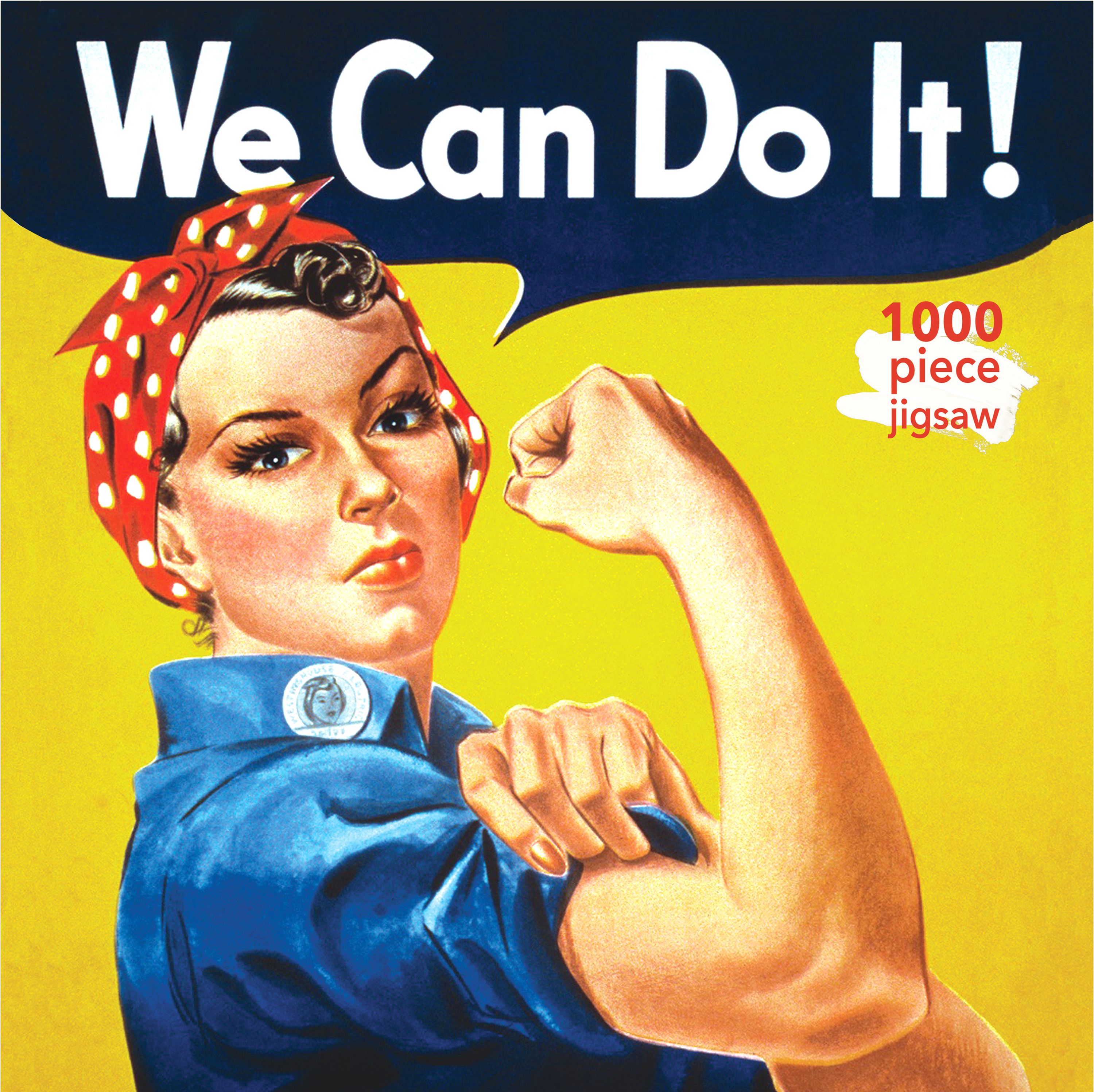 Adult Jigsaw Puzzle J. Howard Miller: Rosie the Riveter Poster ()
