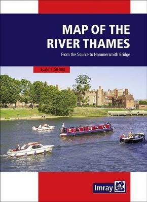 Map of the River Thames By Imray 9781786792532 (Sheet map, folded)